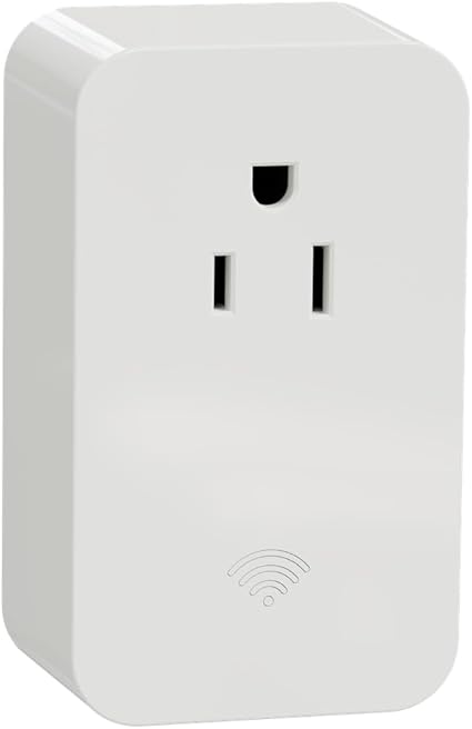 Square D by Schneider Electric Square D X Series WiFi Smart Plug Home Automation for Receptacle Outlets, Compatible with Alexa and Google Assistant, 15 Amp, Matte White (SQR621U1WHW)