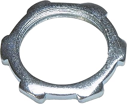 Sigma Engineered Solutions ProConnex 47108 Rigid Conduit Locknut 3-Inch, 1-Pack (Gray)