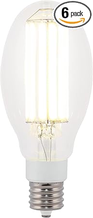 Westinghouse 5269020 54 Watt (320 Watt HID Equivalent) ED32 Daylight High Lumen Filament LED Light Bulb, EX39 Mogul Base, 6 Pack