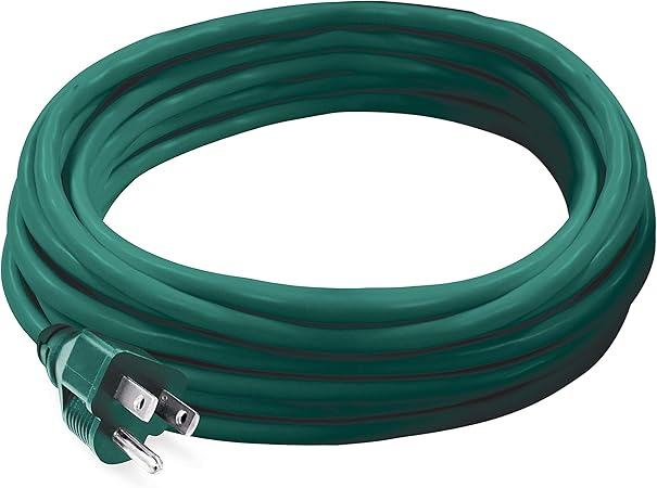 Sun Joe PJEXT20-163-GRN Vinyl Landscape Outdoor 20-Foot Extension Cord, Green