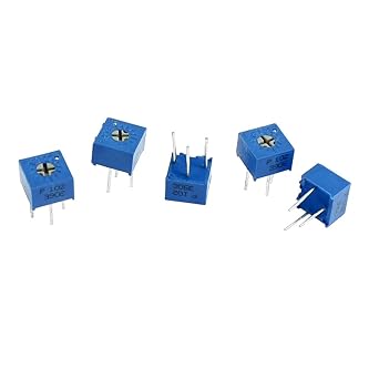 uxcell® a12090700ux0139 5 Piece 3362P-102 1K Ohm 1 Turn Trim Pot Trimmer Potentiometer