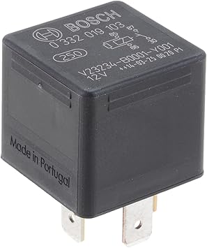 BOSCH 0332019103 Normal Open Mini Relay - 4 Pins, 12 V, 30 A - Single