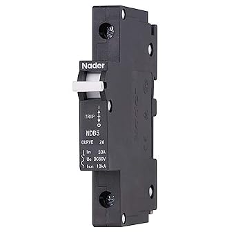 5A, 240V AC, 80V DC, 1 Pole, DIN Rail Mount Hydraulic Magnetic, Trip Curve: Medium, UL1077