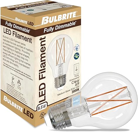 Bulbrite 776768 Light Bulb, 1 Count (Pack of 1), Clear