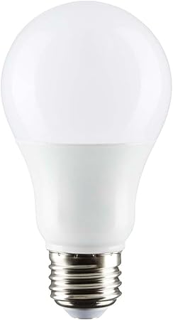 Satco 8.8-Watt LED E26 Light Bulb, 4000K, 25000 Hour Rating, Dimmable, White