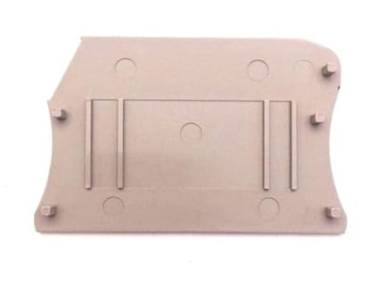 Dinkle DK4C-TF(5x20) DIN Rail Terminal Block Fuse Holder Cover for DK4-TF(5x20), Pack of 100