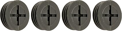 TayMac CP450S Metallic Closure Plug Weatherproof Accessories, 1/2-Inch Thread , Gray, 4 per Polybag