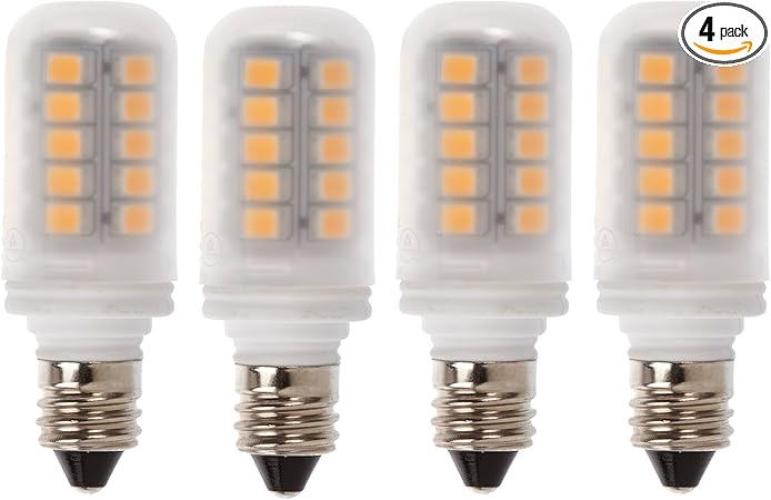 Newhouse Lighting E11-3030-4 3-Watt (30W Equivalent) E11 Base LED Light Bulbs, Mini-Candelabra Halogen Replacement, 3000K Warm White, 300 Lumens, Non-Dimmable, 4-Pack