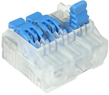 Ideal Electrical 30-01L23 in-Sure Lever Wire Connector 3-Port, 10/Bag