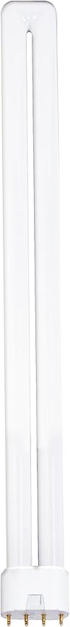 Satco S8671 4100K 55-Watt 2G11 Base T5 Long Twin 4-Pin Tube for Electronic Ballasts, Cool White