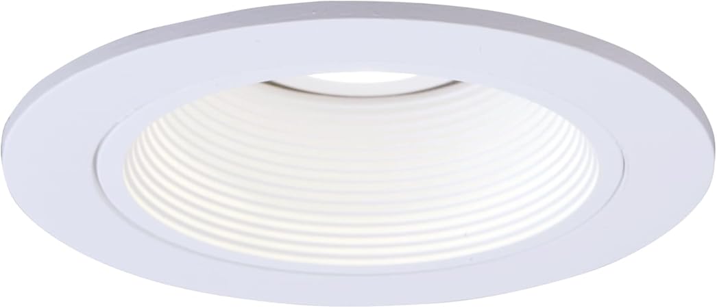 HALO Recessed 1493W 4-Inch Trim with Baffle, White