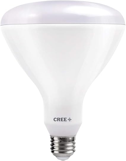 Cree Lighting BR40 120W Equivalent LED Light Bulb, Bright White (3000k), Dimmable, Exeptional Light Quality