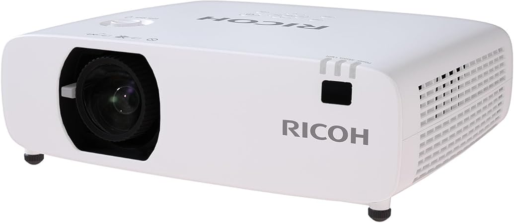 RICOH PJ WUL5A50 Compact 3LCD Laser Projector | 5200 Lumens | 1920x1200 WUXGA w/4K Input | 30-300