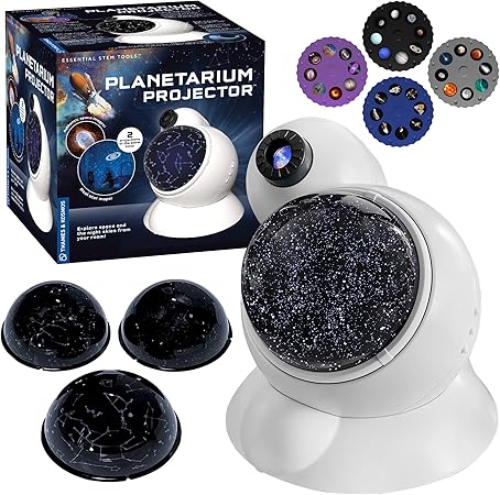 The Thames & Kosmos Planetarium Projector Essential STEM Tool | Illuminate Your Room as a Planetarium Theater | Dual Projector Casts Star Maps & Space-Themed Images from the James Webb Space Telescope