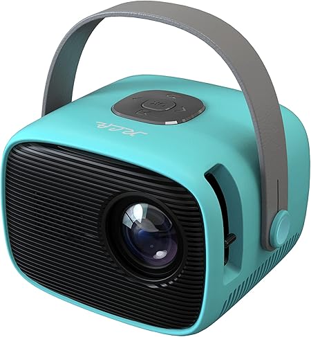 RCA RPJ264 Portable Home Theater Projector - Premium Quality - White Brightness - Projector Compatible with PC, TV Box, PS4- HDMI/USB/VGA- (Blue)