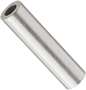 Small Parts 141606RSA Round Spacer, Aluminum, Plain Finish, #6 Screw Size, 1/4