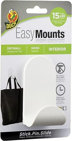 Duck Brand EasyMounts Interior Drywall J Hook