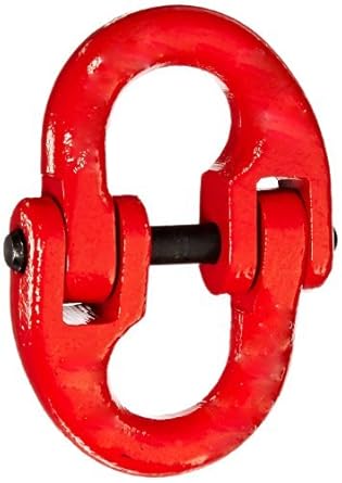 Indusco 54400012 Painted Grade 80 Drop Forged Alloy Steel Connecting Link, 1/2