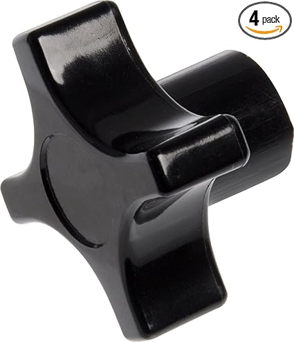 55418 Arm Clamp Knob Female, 1-1/2 X 1/4, 4-Pack