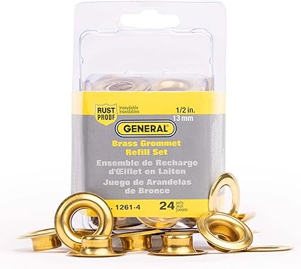 General Tools 1261-4 1/2-Inch Grommet Refill, 24 Sets