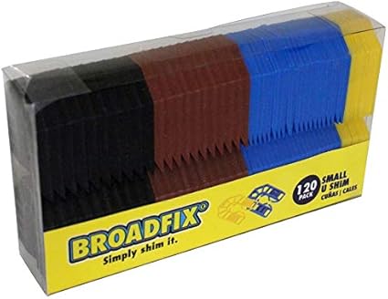 Lakeland Group Broadfix Revolutionary Small U Shims - 120 Pack