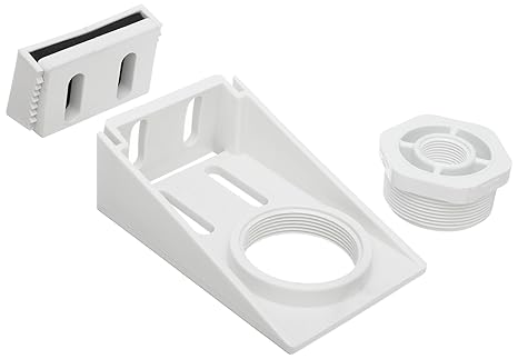 Flowline LM50-1001-1 Polypropylene Side-Mount Bracket, 2