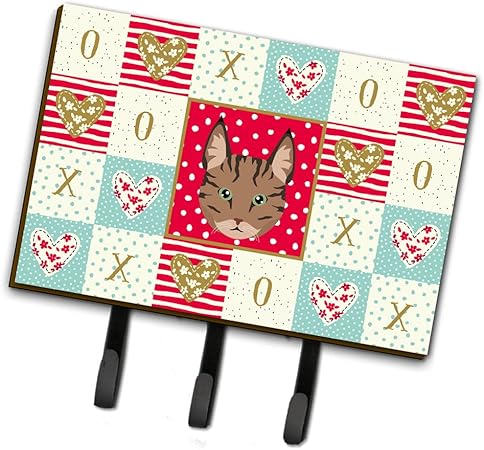 Pixie Bob Cat Love Leash or Key Holder Red