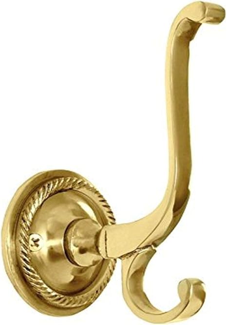 Nostalgic Warehouse Rope Coat Hook, Polished Brass,701051