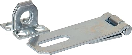 Hardware Essentials 851406 Fixed Staple Safety Hasp Zinc 3'