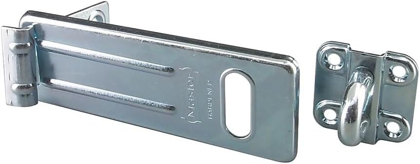 Master Lock 706D Heavy-Duty Security Hasp, Silver