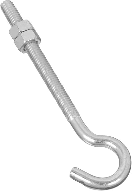 National Hardware N221-689 2162 Hook Bolts in Zinc, 5/16