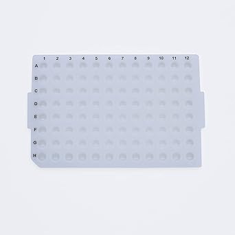 SP Bel-Art Reusable Silicone Sealing Mats for 96-Well PCR Plates with Round 7mm Holes, Pack of 50 (F37580-0001)