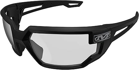 Mechanix Wear: Vision Type-X Safety Glasses with Advanced Anti Fog, Scratch Resistant, Black Frame, Protective Eyewear, Lightweight, Ventilated Temples, For Indoor & Outdoor Use (Clear Lens)