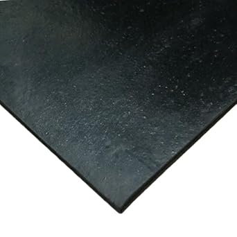 Rubber-Cal General Purpose Rubber Sheet 60A - Black - 0.375