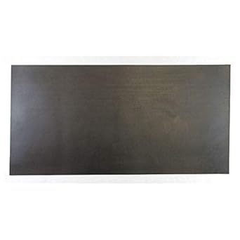 Rubber Sheet, EPDM, Rubber Width 24 in, Rubber Length 12 in, Rubber Thickness 3/32 in, 60A, Plain Backing