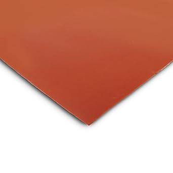 Rubber Sheet, Silicone, Rubber Width 8 in, Rubber Length 3 ft, Rubber Thickness 1/16 in, 30A, Plain Backing