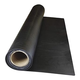 Rubber Strip, SBR, Rubber Width 6 in, Rubber Length 1 ft, Rubber Thickness 1/2 in, 70A, Adhesive Backing