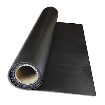 Rubber Roll, Neoprene Rubber, Width 36 in, Rubber Length 10 ft, Rubber Thickness 1/2in, 40A