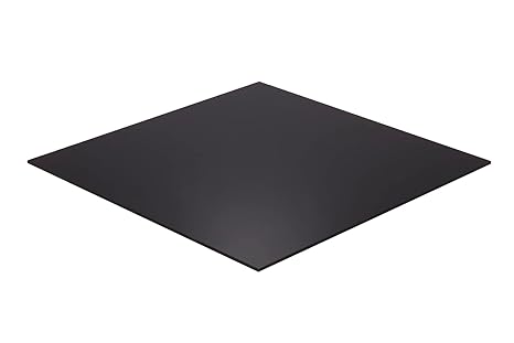 Falken Design Acrylic Plexiglass Sheet, Black, 12