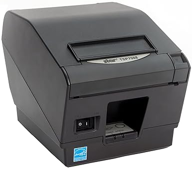 Star Micronics TSP743IIU USB Thermal Receipt Printer with Auto-cutter - Gray