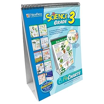 NewPath Learning Science Flip Chart Set Grade 3