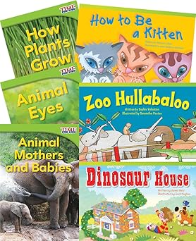 Teacher Created Materials - Classroom Library Collections: Learn About Life Science - 6 Book Set - Grade 1 - Guided Reading Level E