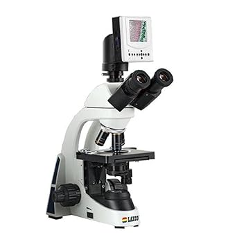 LMC-BF117-01D1 LMC Series 1000 Binocular Brightfield Compound Microscope, 3MP Digital Camera, 4X/10X/40X Achro Objectives