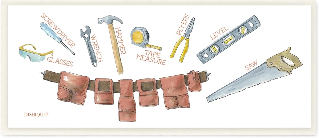 Stupell Industries Various Construction Tools Educational Diagram Illustration, Design by Dishique