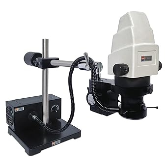 BM300-MV2 Series BM300 Stereo Microscope, 3MP Digital Head, 5.5X to 175X Magnification Range, 110V