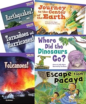 Teacher Created Materials - Classroom Library Collections: Natural Disasters - 6 Book Set - Grade 2 - Guided Reading Level J