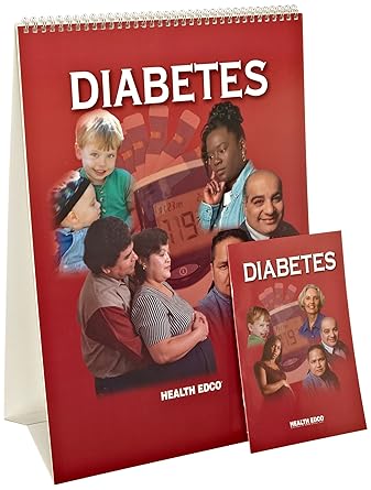 HEALTH EDCO W43212 Diabetes Flip Chart, 12