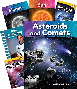 Teacher Created Materials - Classroom Library Collections: Space Exploration - 10 Book Set - Grades 1-2 - Guided Reading Level A - L