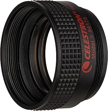 Celestron – Focal Reducer & Field Corrector Imaging Accessory – Reduces Focal Length & Ratio 37% – f/10 to f/6.3 – Ideal for Deep-sky Observing & Astroimaging – Works w/Schmidt-Cassegrain Telescopes