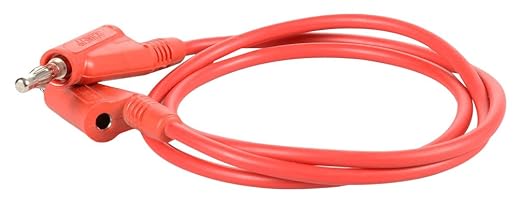 3B Scientific U13521 Patch Cord 1mm/75cm RD,Grade: 1 to 12, 0.25